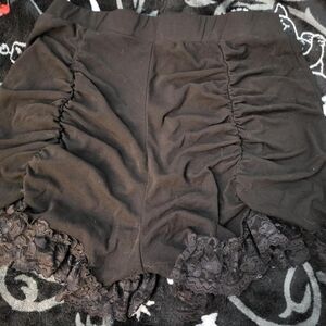 Foxblood Signature Stretch Lace Bloomer Shorts Womenswear Elastic Bottoms size l